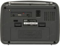 SVEN SRP-555 Black-Silver  Радиоприёмник (FM/AM, USB, SD/microSD)