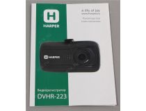 HARPER DVHR-223 (1280х720, 120°, LCD2 , G-sens, microSDHC, USB, мик)