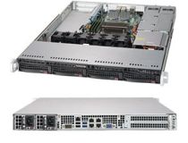 SuperMicro 1U 5019S-W4TR (LGA1151, C236, PCI-E, SVGA, SATA RAID,4xHS SATA, 4x10GbLAN, 4DDR4 500W HS)