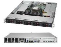 SuperMicro 1U 1019P-WTR (LGA3647, C622, 2xPCI-E, SVGA, SATA RAID,10xHS SATA, 2x10GbLAN, 6DDR4 500W HS)