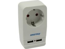 Сетевой фильтр Smartbuy SBE-16-A05-USB (1 розетка + 2 USB)