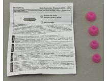 Наушники с микрофоном Panasonic RP-TCM115GCP  Pink (шнур 1.2м)