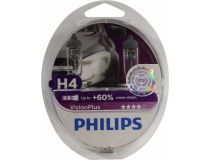 Philips VisionPlus 12342VPS2 Автомобильные лампы 2 шт (H4, 60/55W, 12V)