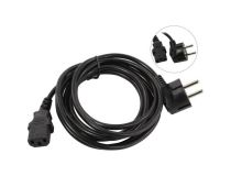 5bites VDE105030 Кабель компьютер - розетка 220V 3м Европейский стандарт