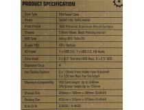 Minitower GameMax H606 Silent Hill MicroATX без БП