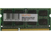 QUMO QUM3S-8G1333C(L)9 DDR3 SODIMM 8Gb PC3-10600  CL9 (for NoteBook)