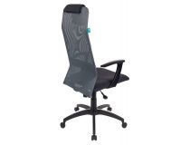 Бюрократ KB-8/DG/TW-12 Кресло (спинка серая сетка, сиденье серая ткань)