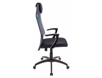 Бюрократ KB-8/DG/TW-12 Кресло (спинка серая сетка, сиденье серая ткань)