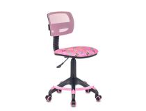 Кресло детское Бюрократ CH-299-F/PK/FLIPFLOP_P спинка сетка розовый сланцы
