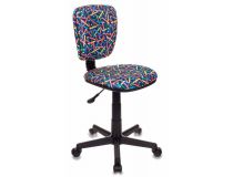 Кресло детское Бюрократ CH-204NX/PENCIL-BL синий карандаши
