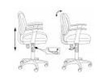 Кресло детское Бюрократ CH-W356AXSN/15-55 розовый 15-55 колеса белый/розовый (пластик белый)