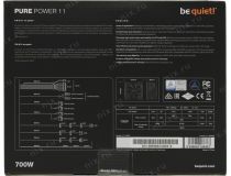 Блок питания be quiet! PURE POWER 11 L11-700W  700W ATX (24+2x4+4x6/8пин) BN295 