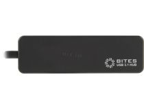5bites HB34C-311BK 4-port USB3.0 Hub, подкл. USB-C