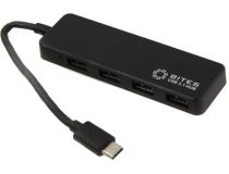 5bites HB34C-311BK 4-port USB3.0 Hub, подкл. USB-C