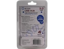 5bites HB34C-311BK 4-port USB3.0 Hub, подкл. USB-C