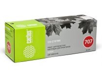 Картридж Cactus CS-C707BK для Canon i-SENSYS LBP5000/5100