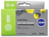 Картридж струйный Cactus CS-EPT0544 желтый (16.2мл) для Epson Stylus Photo R800/R1800