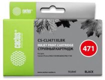 Картридж Cactus CS-CLI471XLBK Black для Canon Pixma MG5740/MG6840/MG7740/TS5040