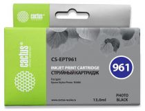 Картридж струйный Cactus CS-EPT961 фото черный (13мл) для Epson Stylus Photo R2880