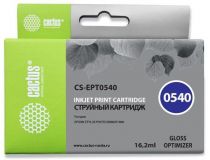 Картридж струйный Cactus CS-EPT0540 глянец (16.2мл) для Epson Stylus Photo R800/R1800