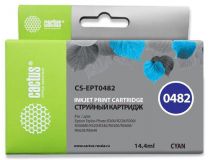 Картридж Cactus CS-EPT0482 Cyan для Epson Stylus Photo R200/R220/R300/R320/R340