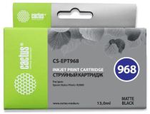 Картридж струйный Cactus CS-EPT968 черный матовый (13мл) для Epson Stylus Photo R2880