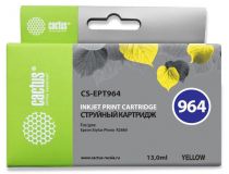Картридж струйный Cactus CS-EPT964 желтый (13мл) для Epson Stylus Photo R2880