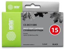 Картридж струйный Cactus CS-BCI15BK черный (5.2мл) для Canon BJ-I70