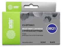 Картридж Cactus CS-EPT0921 Black для Epson St C91/CX4300/T26/T27,TX106/109/117/119