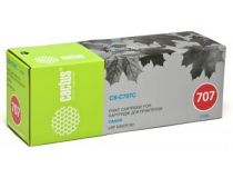 Тонер Картридж Cactus CS-C707C голубой (2000стр.) для Canon LBP-5000