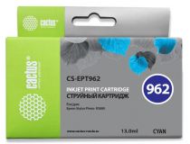 Картридж струйный Cactus CS-EPT962 голубой (13мл) для Epson Stylus Photo R2880