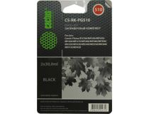 Заправочный комплект Cactus CS-RK-PG510 Black (2x30мл) для Canon Pixma IP2700/MP240/250/260/270/MX320/330