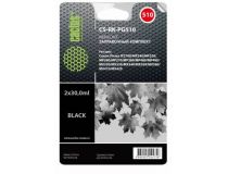Заправочный комплект Cactus CS-RK-PG510 Black (2x30мл) для Canon Pixma IP2700/MP240/250/260/270/MX320/330