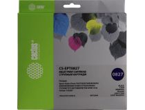 Набор картриджей Cactus CS-EPT0827 BK/C/M/Y/LC/LM для Epson T50/T59/R270/R290/R295/R390/RX590/TX700/TX810
