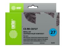 Заправочный набор Cactus CS-RK-C8727 черный60мл для HP DJ 3320/3325/3420/3425/3520/3535/OJ 4212
