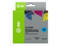 Картридж струйный Cactus CS-C9393 №88 желтый (29мл) для HP DJ Pro K550