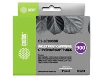 Картридж Cactus CS-LC900BK Black для Brother MFC-110C/215C/410CN/620CN, FAX-1835C/1940CN, DCP-110C/120C/310CN