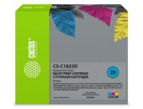 Картридж струйный Cactus CS-C1823D №23 голубой/пурпурный/желтый (39мл) для HP DJ 712c/720c/722c/810/812c/815c/830C/832C