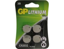 GP Lithium Cell CR2032-4 (Li, 3V) уп. 4 шт 