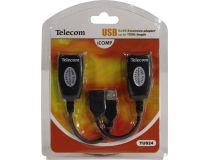 Telecom TU824 USB Extender (USB - RJ45 - USB, до 45м)