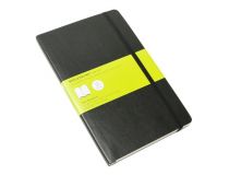 Блокнот Moleskine CLASSIC SOFT QP618 Large 130х210мм 192стр. нелинованный мягкая обложка черный