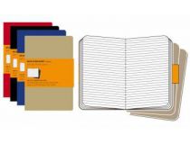 Блокнот Moleskine CAHIER JOURNAL QP321 XLarge 190х250мм обложка картон 120стр. линейка черный (3шт)