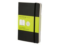 Блокнот Moleskine CLASSIC SOFT QP613 Pocket 90x140мм 192стр. нелинованный мягкая обложка черный