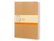 Блокнот Moleskine CAHIER JOURNAL QP421 XLarge 190х250мм обложка картон 120стр. линейка бежевый (3шт)