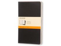 Блокнот Moleskine CAHIER JOURNAL QP316 Large 130х210мм обложка картон 80стр. линейка черный (3шт)