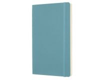 Блокнот Moleskine CLASSIC SOFT QP618B35 Large 130х210мм 192стр. нелинованный мягкая обложка голубой