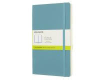 Блокнот Moleskine CLASSIC SOFT QP618B35 Large 130х210мм 192стр. нелинованный мягкая обложка голубой