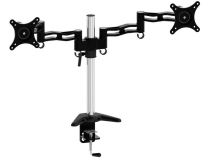 Cactus CS-VM-D08-AL настольный кронштейн для 2-х мониторов (VESA75/100, 2x8кг)