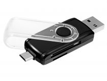Ginzzu GR-589UB USB3.0/microUSB SDXC/microSDXC Card Reader/Writer
