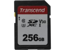 Transcend TS256GSDC300S SDXC Memory Card 256Gb UHS-I U3 V30